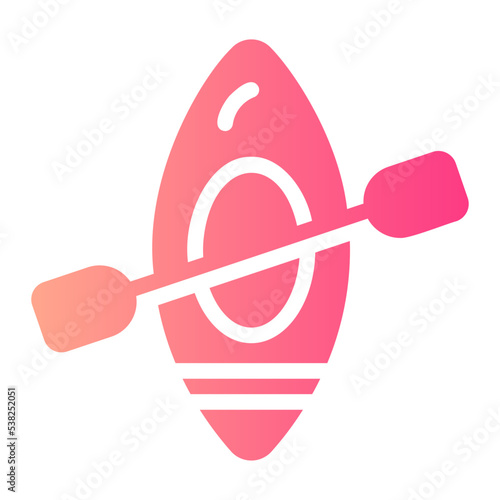 kayak gradient icon