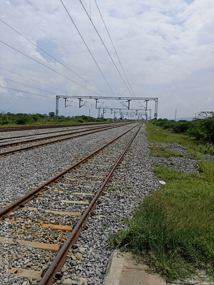 A railway track