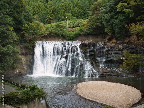 Tochigi Japan - October 14  2022  Ryumon falls in Nasukarasuyama City  Tochigi  Japan 