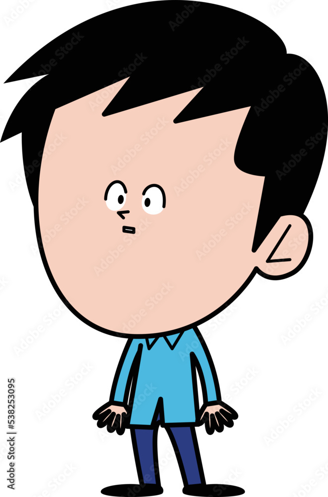 ポカンとして唖然とする男性