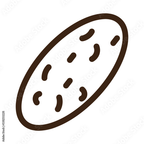 bitter gourd bitter melon diet food vegetable outline icon