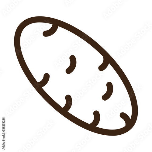 bitter gourd bitter melon food karela vegetable outline icon