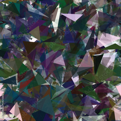 Background pattern abstract seamless design texture. Theme is about sci-fi, style, geometry, triangles, concept, pattern, abstract, design, shapes, decorative, transparency, random, graphic
