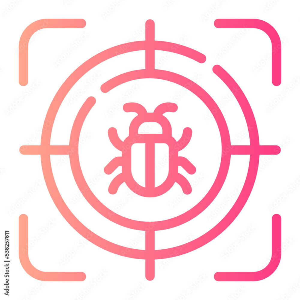 target gradient icon target gradient icon
