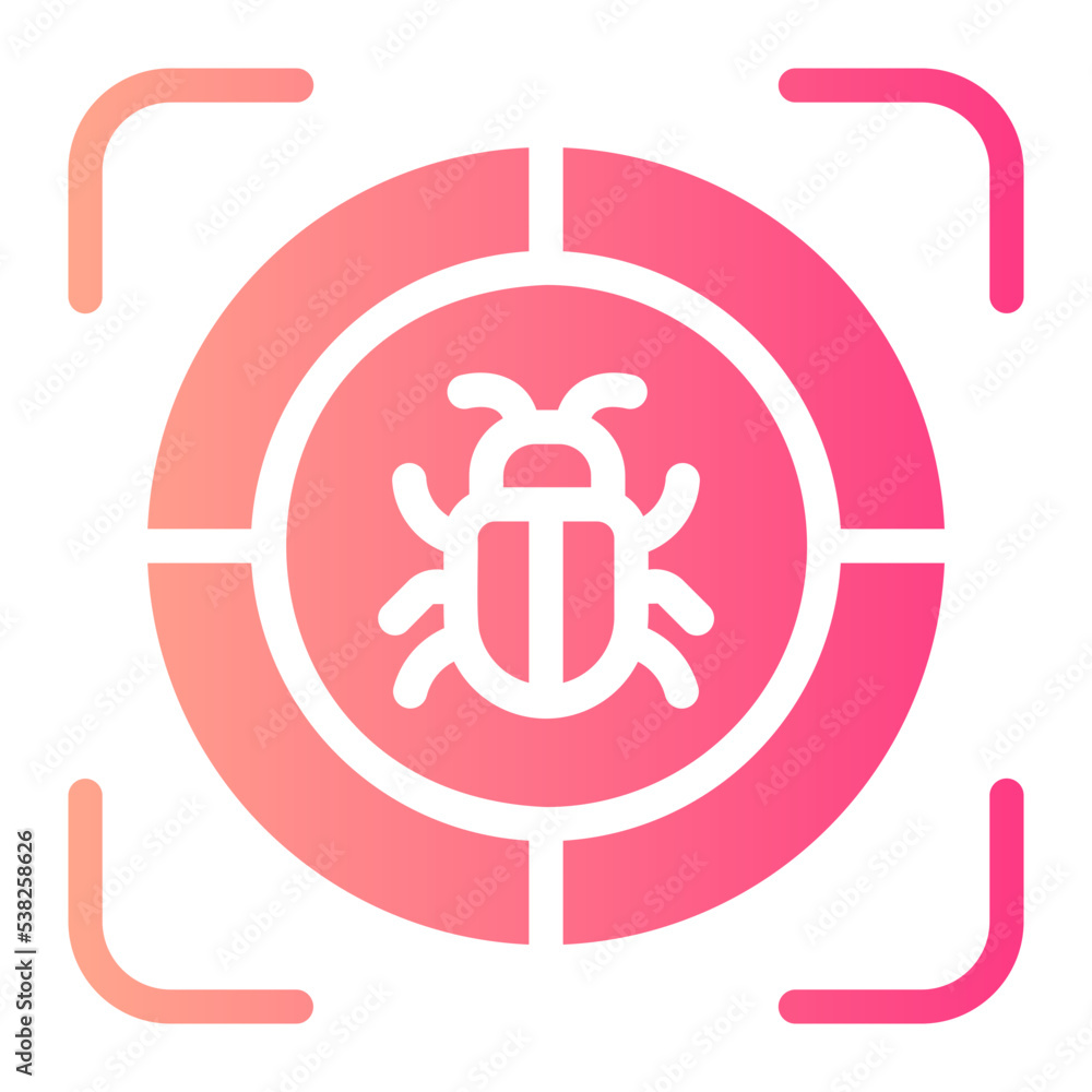 target gradient icon target gradient icon