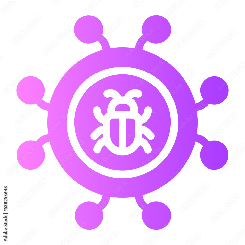 antivirus gradient icon antivirus gradient icon