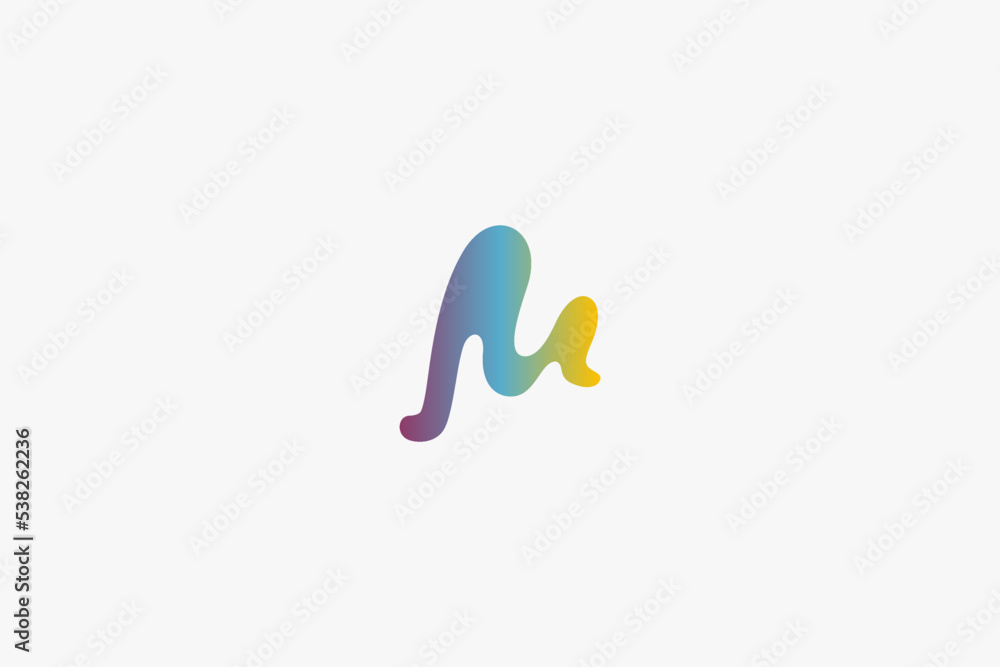 Illustration vector graphic of letter m dynamic logo Illustration vector graphic of letter m dynamic logo