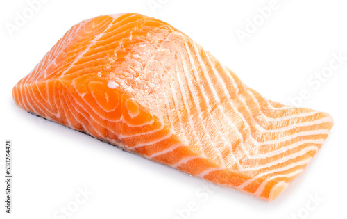 Close up view fresh Salmon fish fillet, Natural Atlantic Norwegian Salmon Fillet Texture.