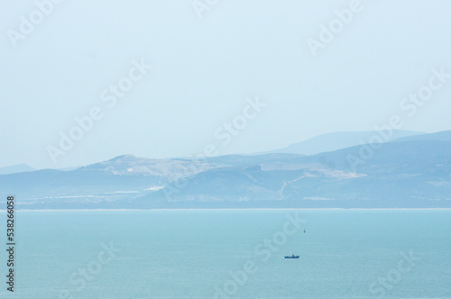 Views of the Gulf of Tunis, in the Mediterranean, from Byrsa, Carthage, Tunisia © Galumphing Galah