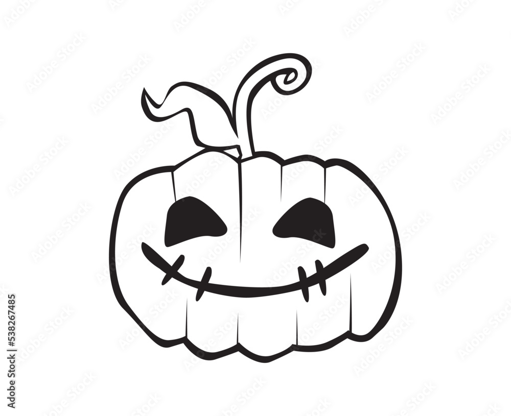 halloween pumpkin head lineart halloween pumpkin head lineart