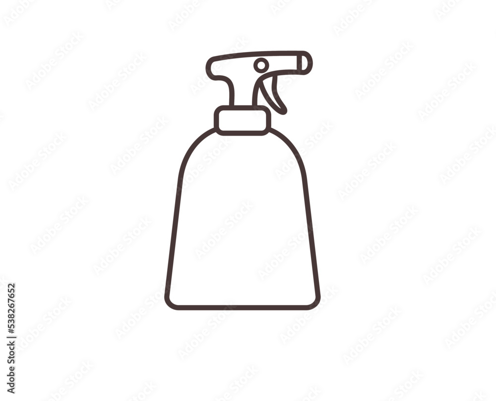 disinfectant line icon disinfectant line icon