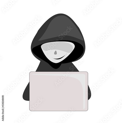 Billede på lærred scammer cartoon character