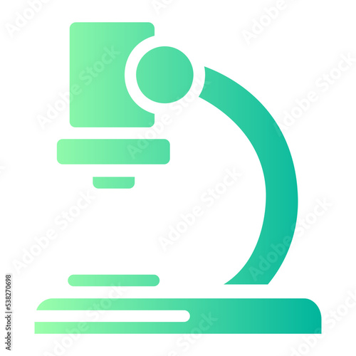 microscope gradient icon