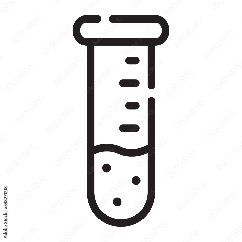 blood test line icon blood test line icon