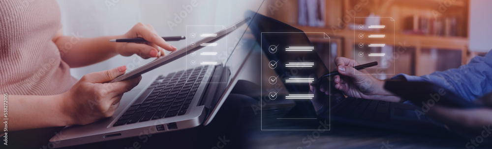 Online business contract Electronic signature, e-signing, digital document management, paperless office, signing business contract concept. Online business contract Electronic signature, e-signing, digital document management, paperless office, signing business contract concept.