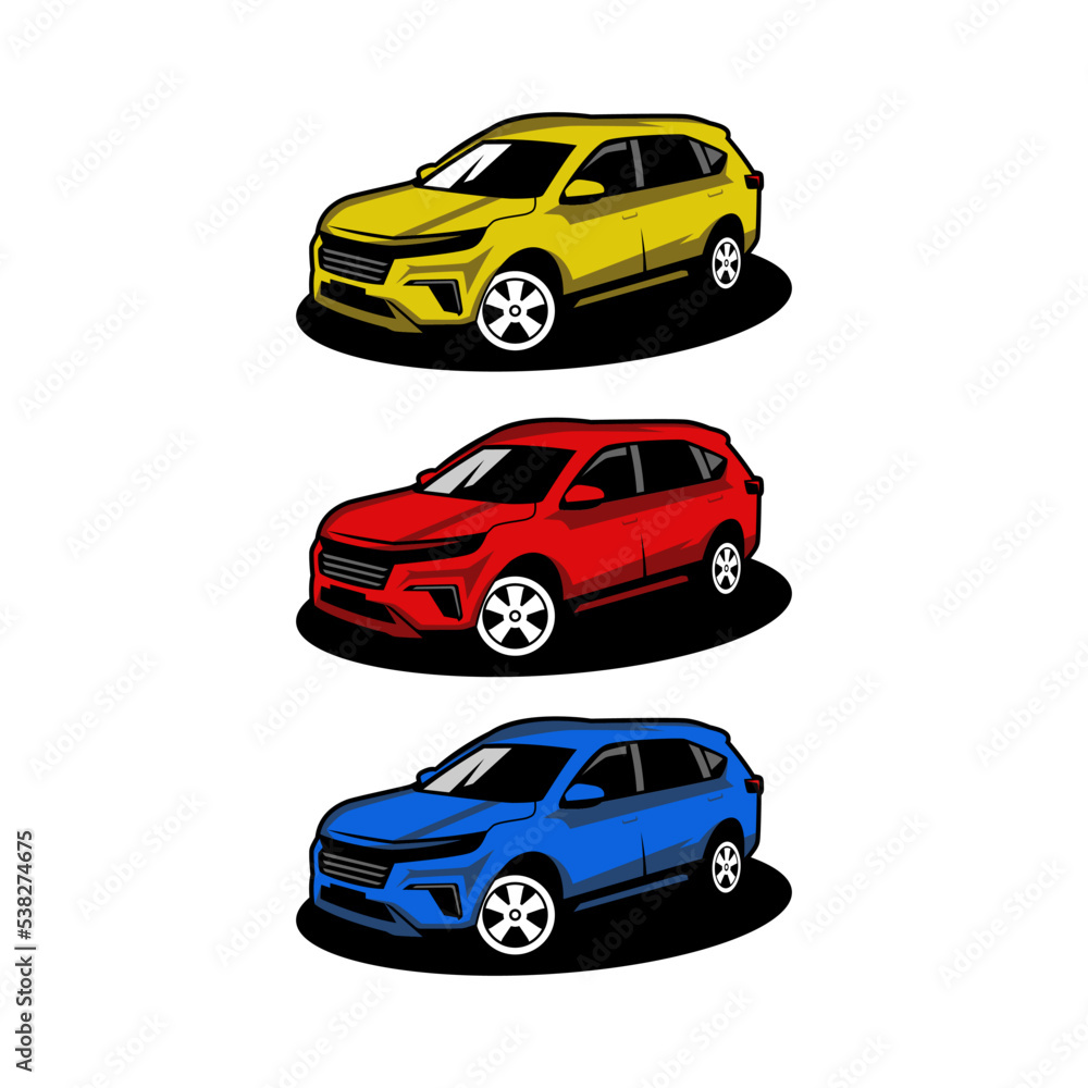 Set Automotive Car Collection Logo Design