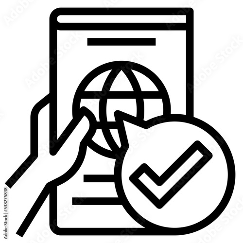 legal migrant icon
