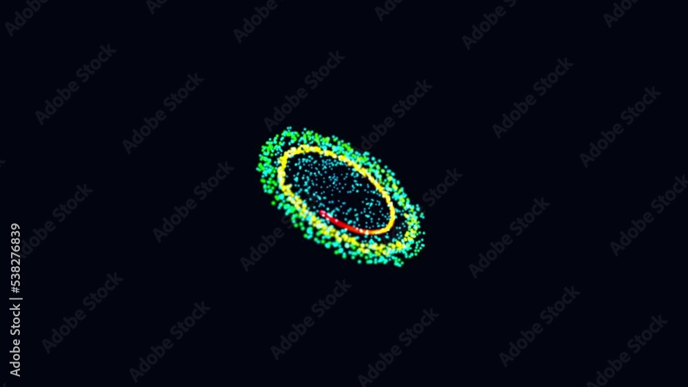 Spiral Glowing Particles Background Spiral Glowing Particles Background