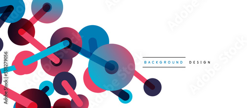 Network concept abstract background. Dots connection. Big data idea. Business template for wallpaper, banner, background or landing