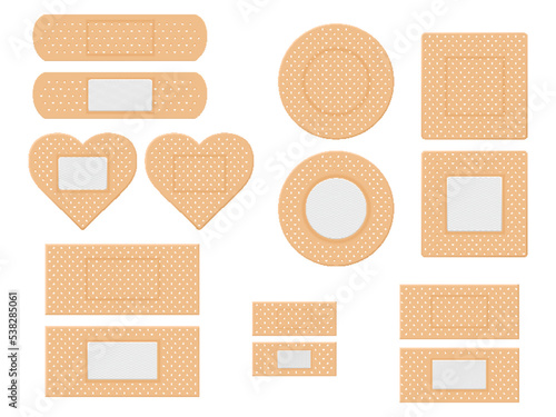 Medical plasters set