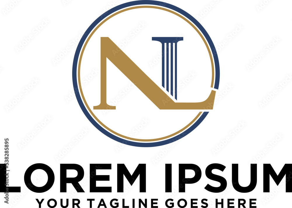Law Firm Office Letter NL logo Law Firm Office Letter NL logo