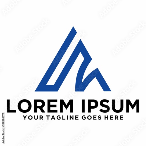 Letter L M Corporate logo design