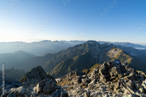 剱岳の山頂