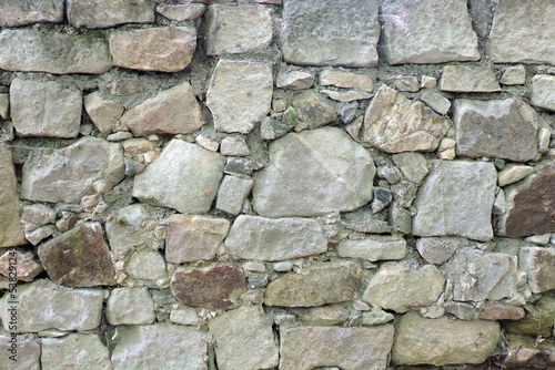 A stone wall  a wall made of stones