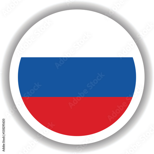 Free Download Russia Flag Round Shape Vector - GFXLoad