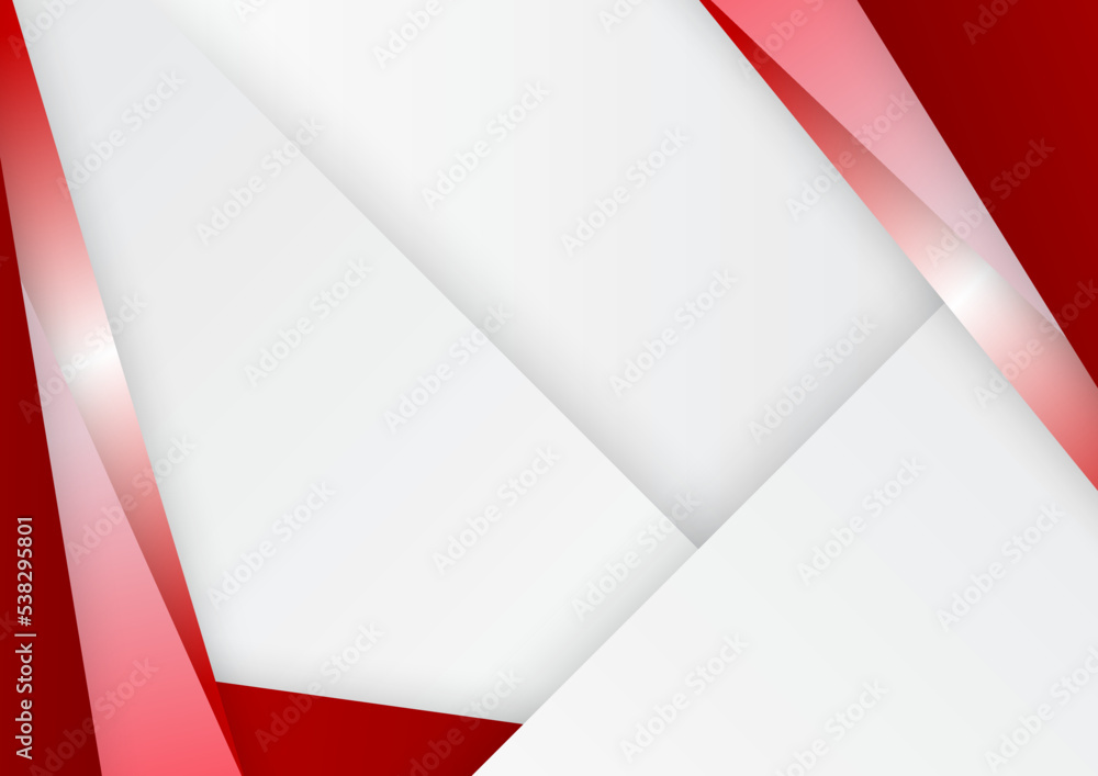 Modern red white abstract background for business presentation design template Modern red white abstract background for business presentation design template