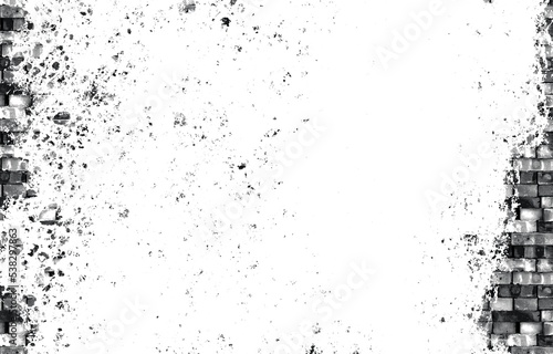 Grunge Black and White Distress Texture.Grunge rough dirty background.For posters, banners, retro and urban designs. 