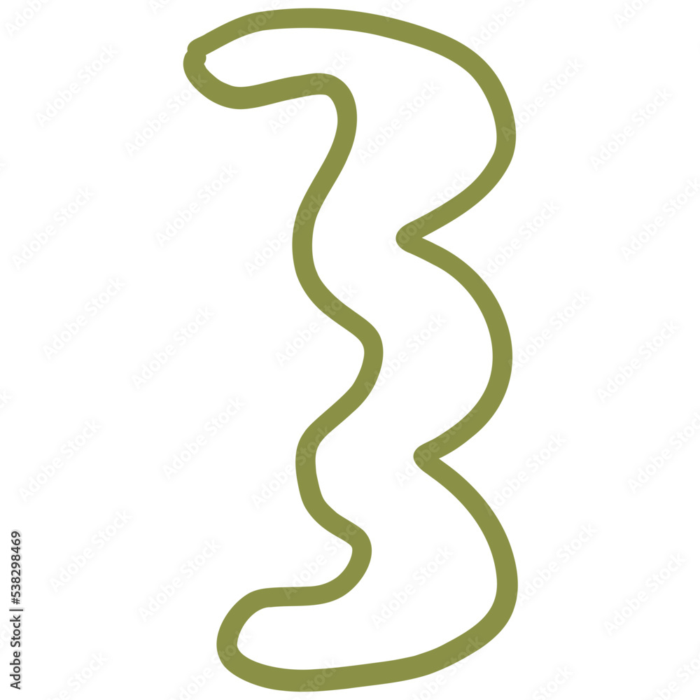 Hand drawn abstract doodle line Hand drawn abstract doodle line