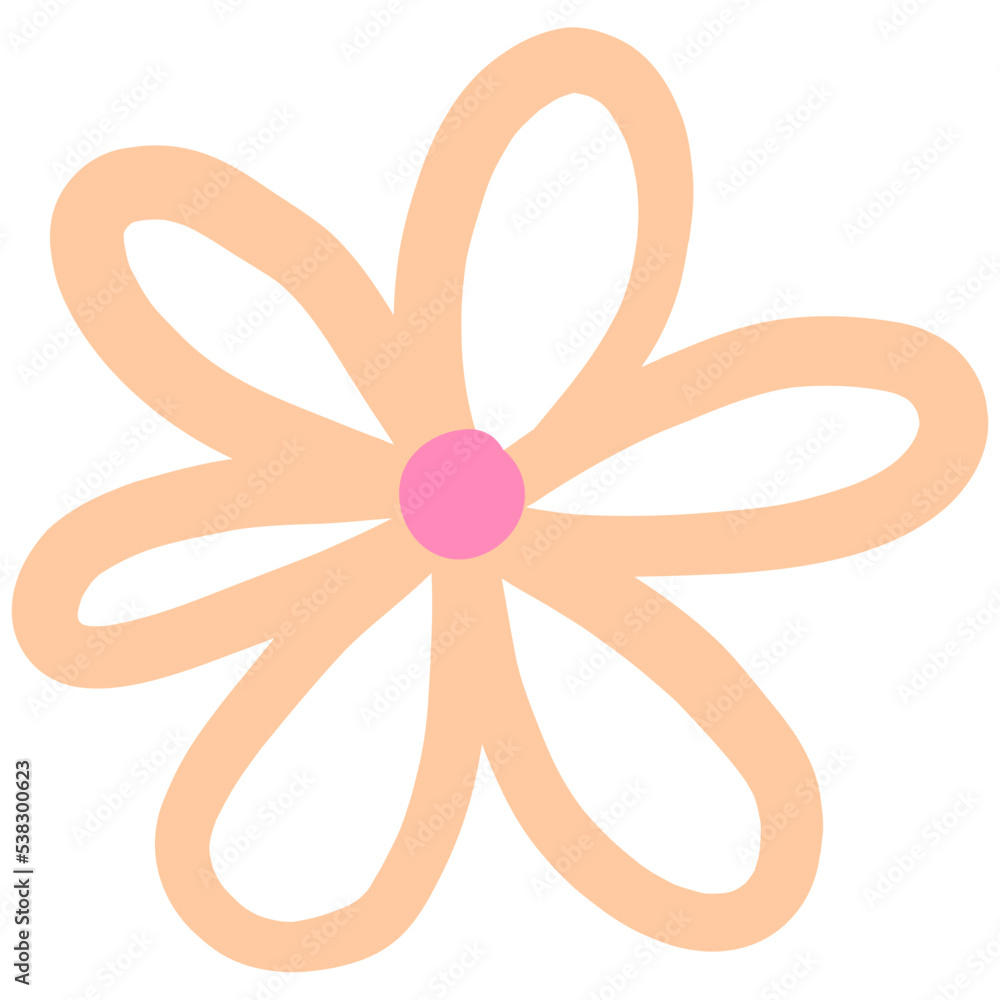 Hand drawn cute pastel abstract doodle line Hand drawn cute pastel abstract doodle line
