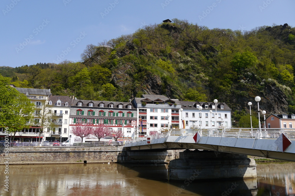 Felsen, Ems und Häuser in Bad Ems Felsen, Ems und Häuser in Bad Ems