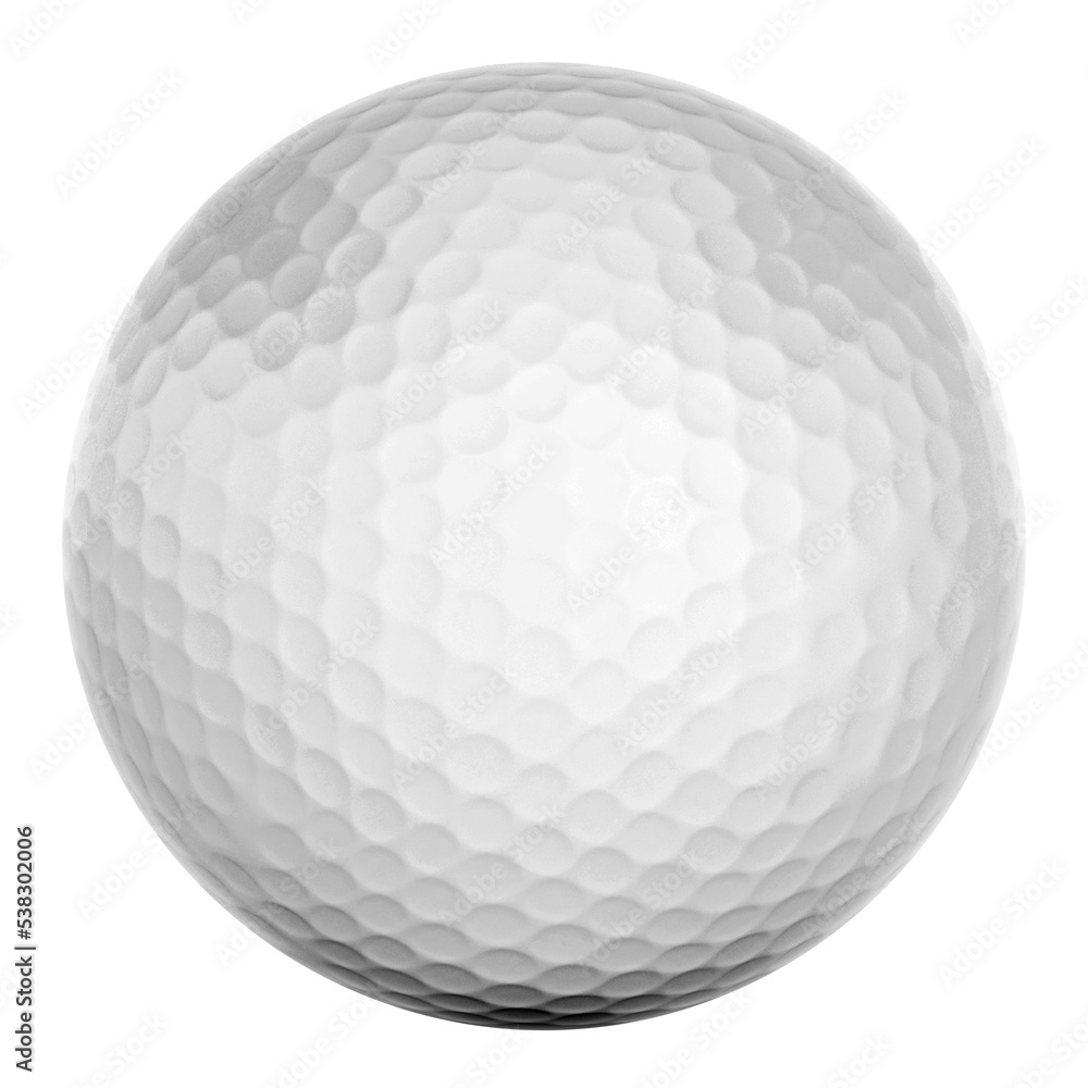 Golf ball on transparent background Stock Illustration | Adobe Stock