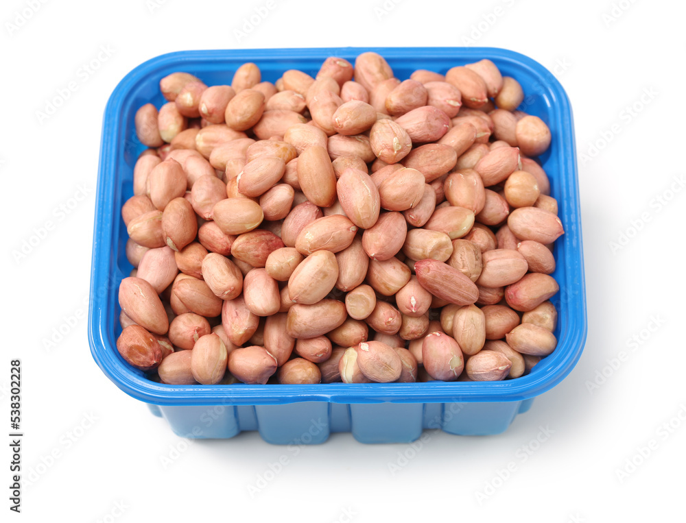 Peanut kernel isolated on white background Peanut kernel isolated on white background