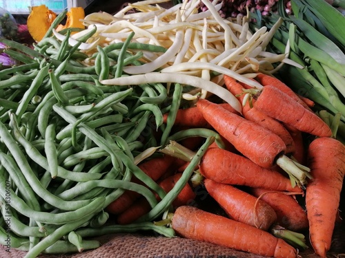 Fresh vegetable on the market