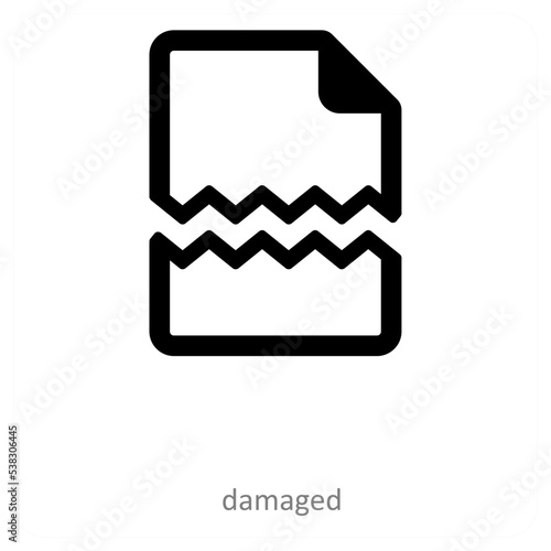 damaged