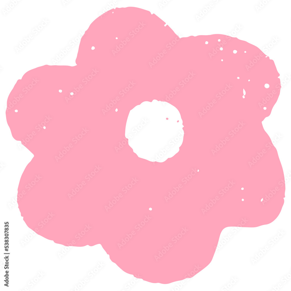 Naklejka premium Pastel hand drawn abstract botanical plant