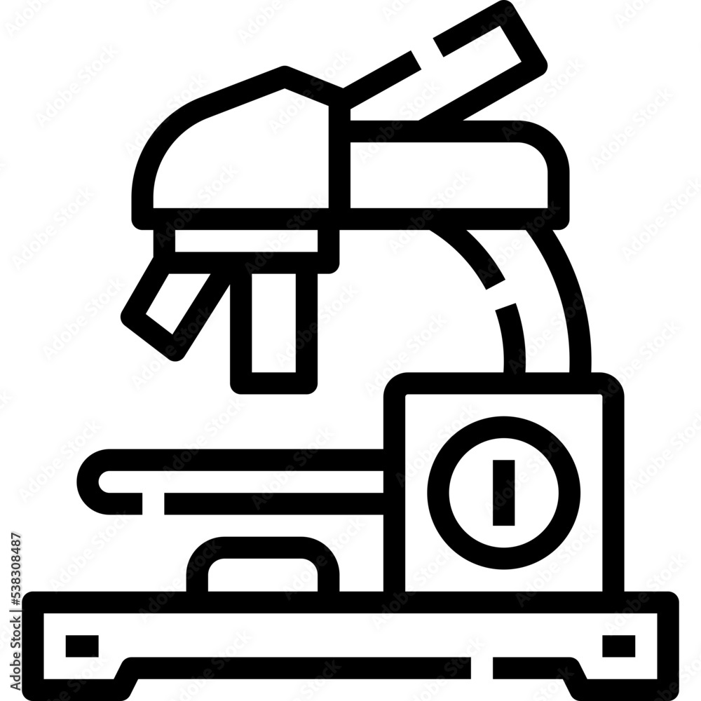 Microscope icon symbol element Microscope icon symbol element
