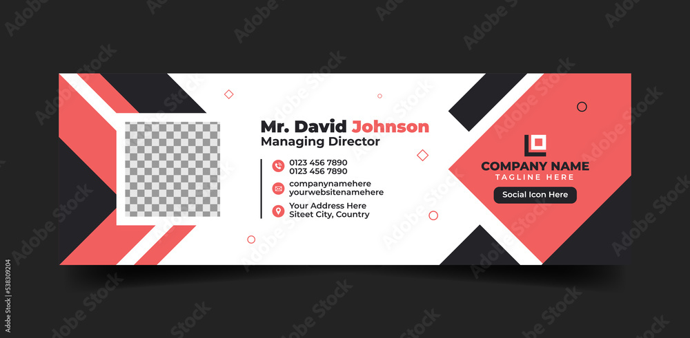 Email Signature Design Emailers author visit cards user interface Email Signature Design Emailers author visit cards user interface