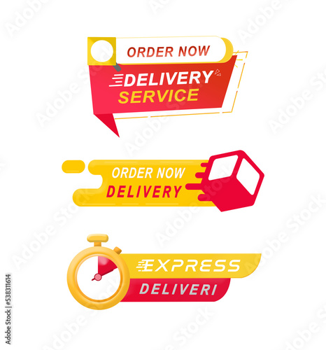 Delivery service template business promotion