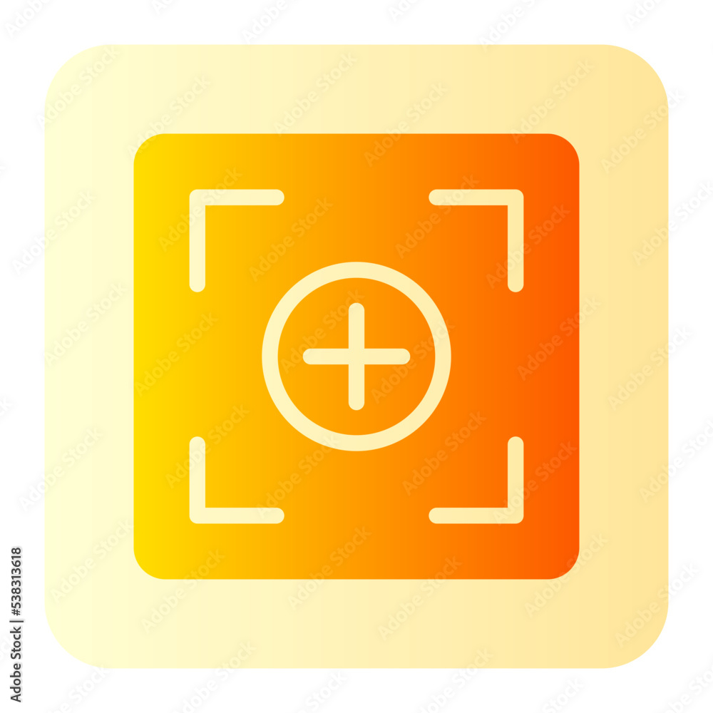 Fototapeta premium zoom gradient icon
