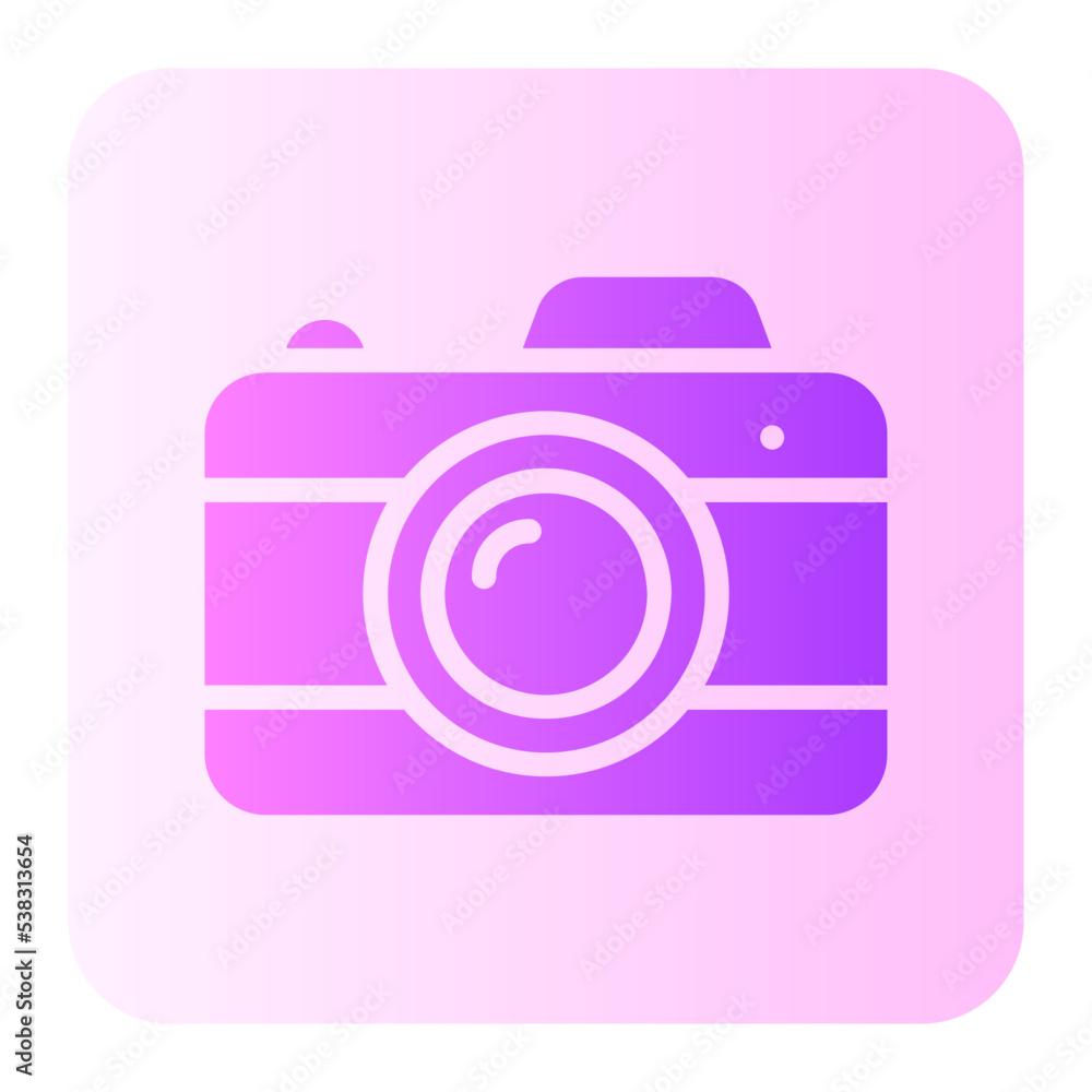 camera gradient icon camera gradient icon