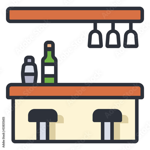 counter bar icon
