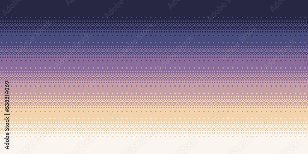 Pixel art background. Horizontal gradient v3.1
Pixel art background. Horizontal gradient v3.1