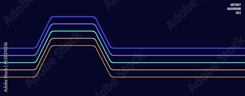 Line technology background template