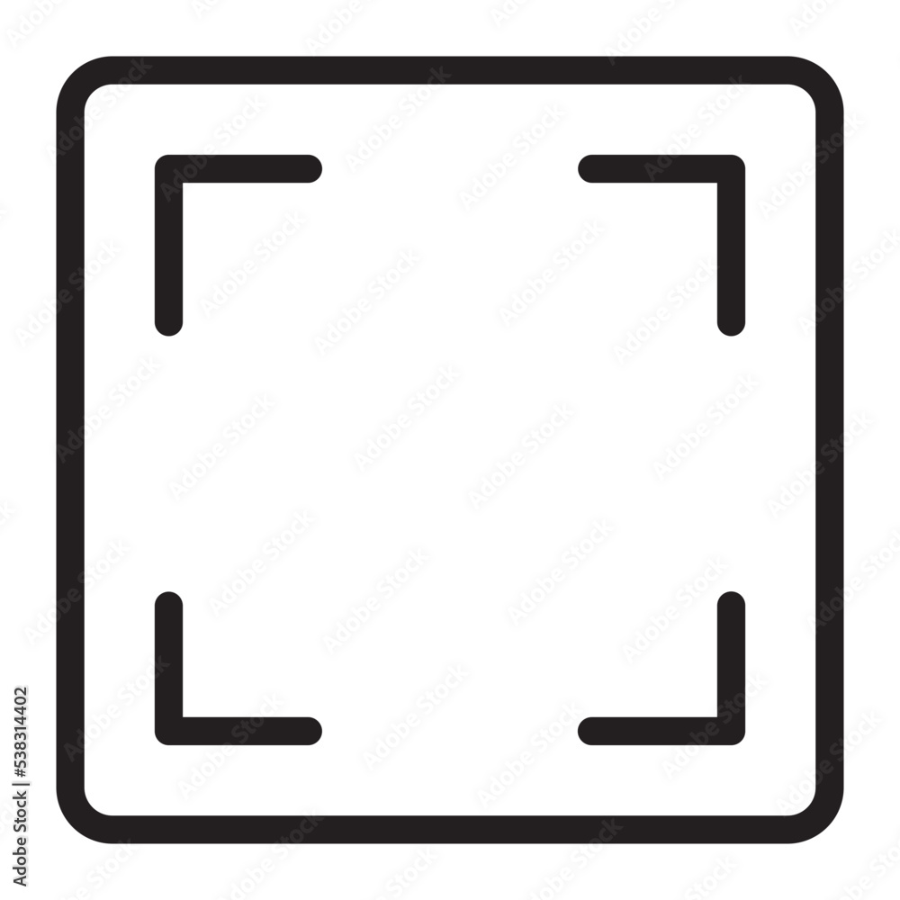 focus line icon focus line icon