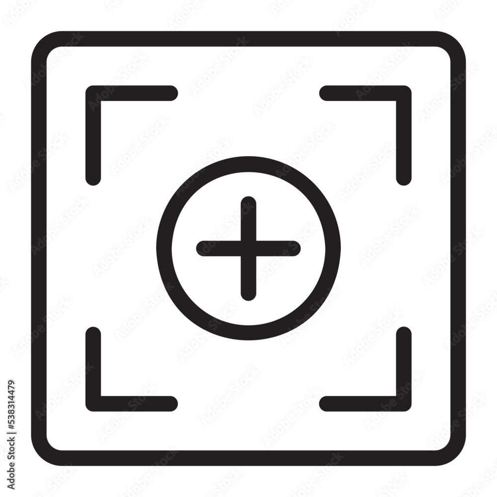 Obraz premium zoom line icon