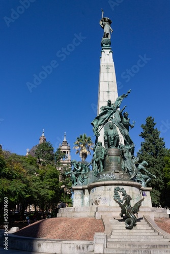 Julio de Castilhos Monument in Praca Matriz, Porto Alegre, Rio Grande do Sul, Brazil photo